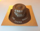 Feesttaarten - 3D cowboyhoed
