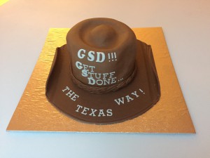 Feesttaarten - 3D cowboyhoed