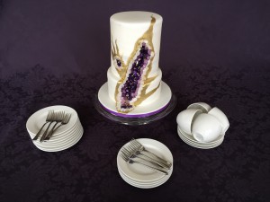 Feesttaarten - Stapeltaart geode Georgina