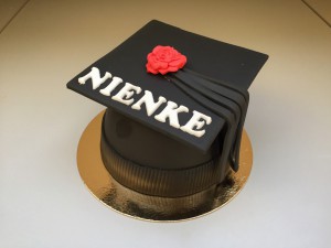 Feesttaarten - Graduation cap geslaagd Nienke