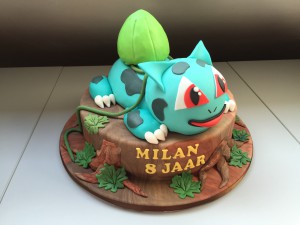 Kindertaarten - Pokemontaart Bulbasaur Kindertaarten - Pokemontaart Bulbasaur