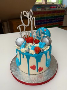 Drip Cake - Babyshower dripcake boy