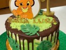 Drip Cake - Drip cake in thema Simba Lion King