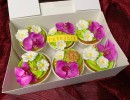 Cupcakes - Cupcakes met orchideeën