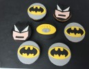 Cupcakes - Batman cupcakes vleermuis